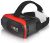 Realtà Virtuale, VR Occhiali Compatibile con iPhone & Android – Gioca con I Tuoi Giochi più Belli e Guarda Film in 3D & 360 con Questi Nuovi Confortevoli Occhiali VR (Red)